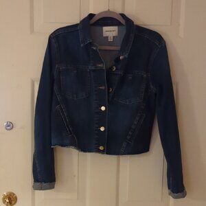 Indigo Blue Denim Jacket, short style